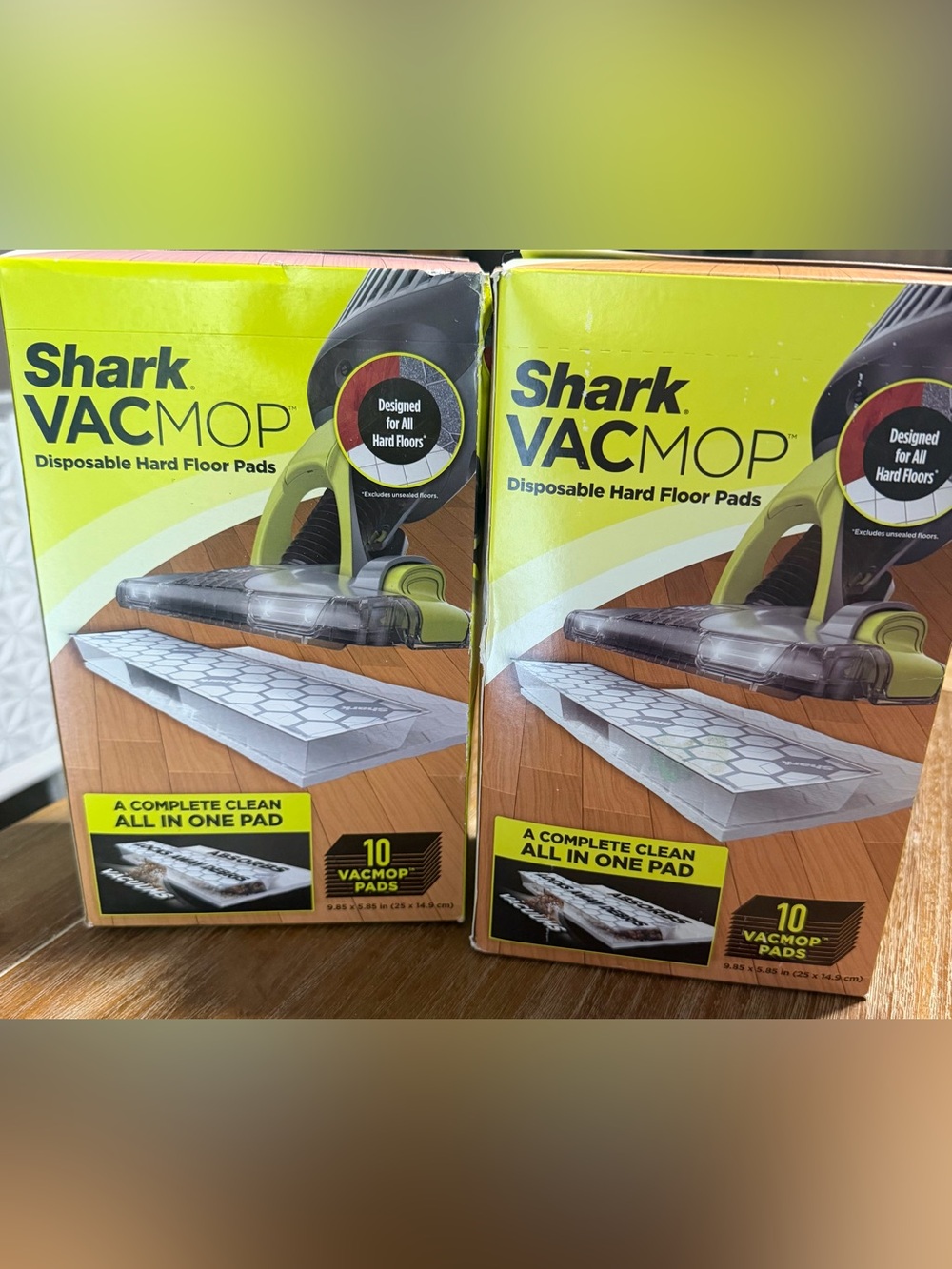 Shark VACMOP (2) Disposable Hard Floor Pad Refills 20 (10 Each) VMP10 NIB